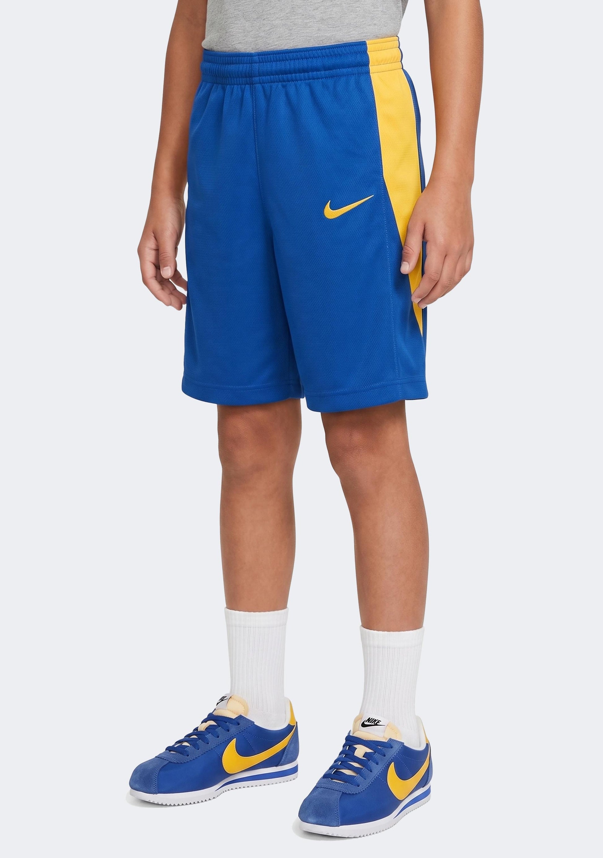 Nike Kids' Team Basketball Shorts - Blue/Yellow
