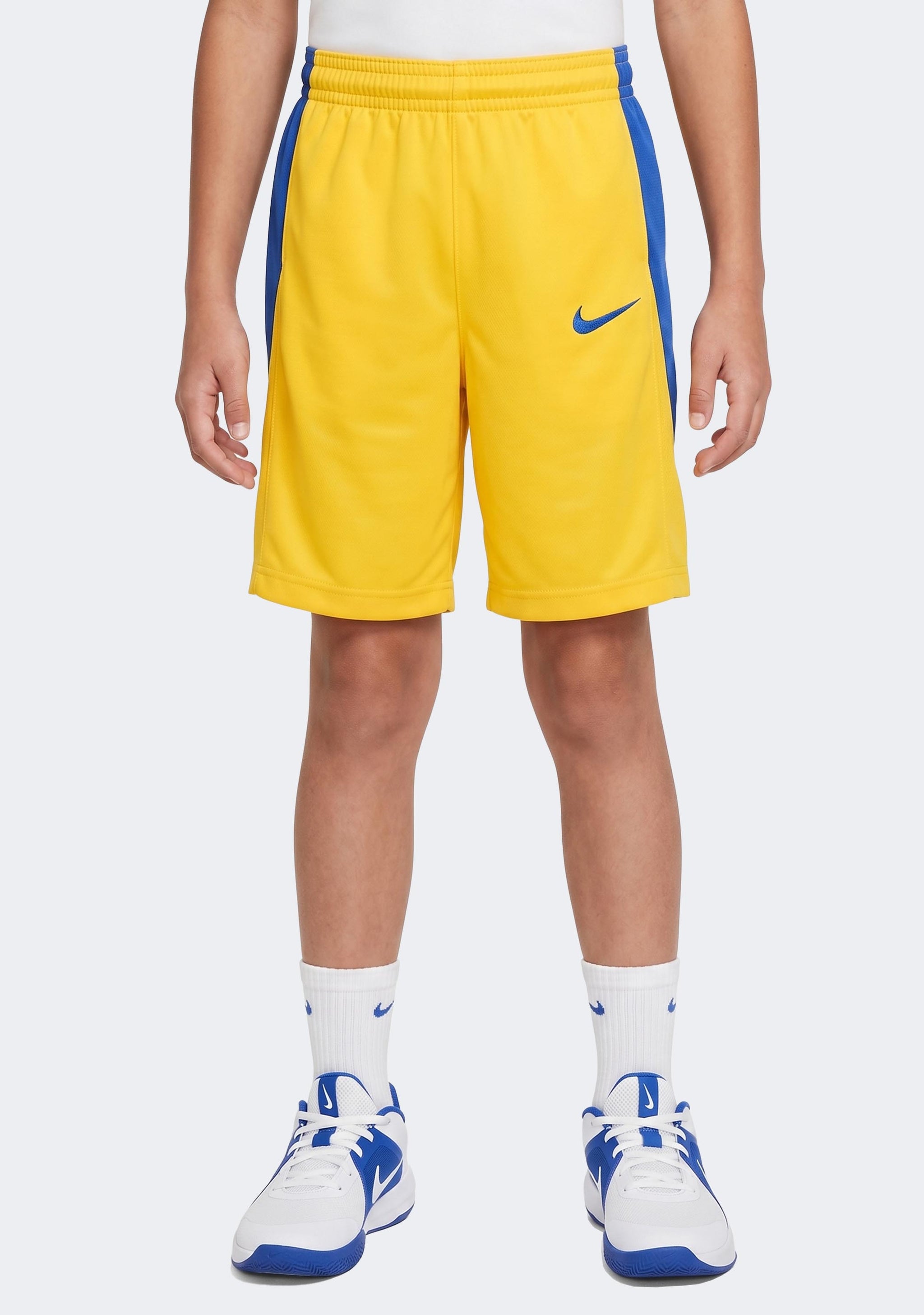 Nike Kids' Team Basketball Shorts - Yellow/Navy