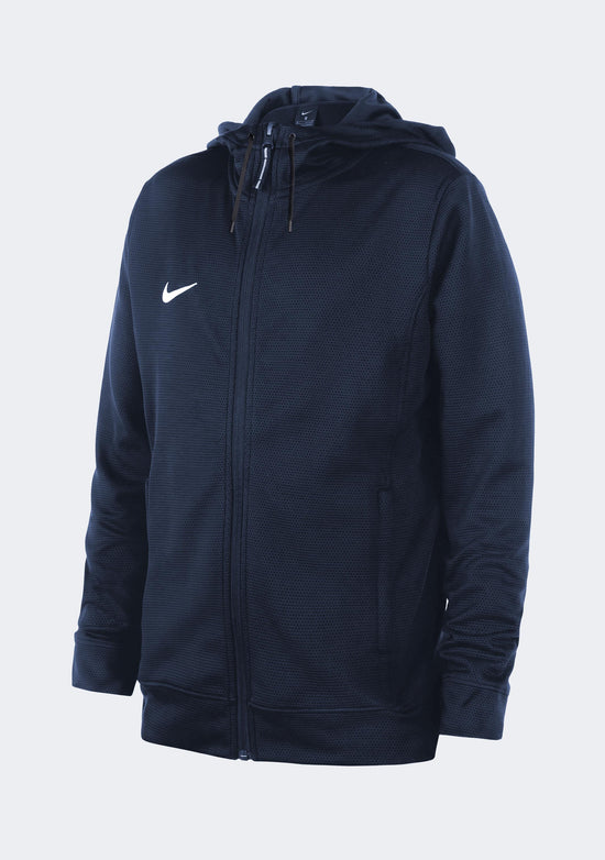 Nike Men's Team Basketball Full Zip Stock Hoodie Navy
