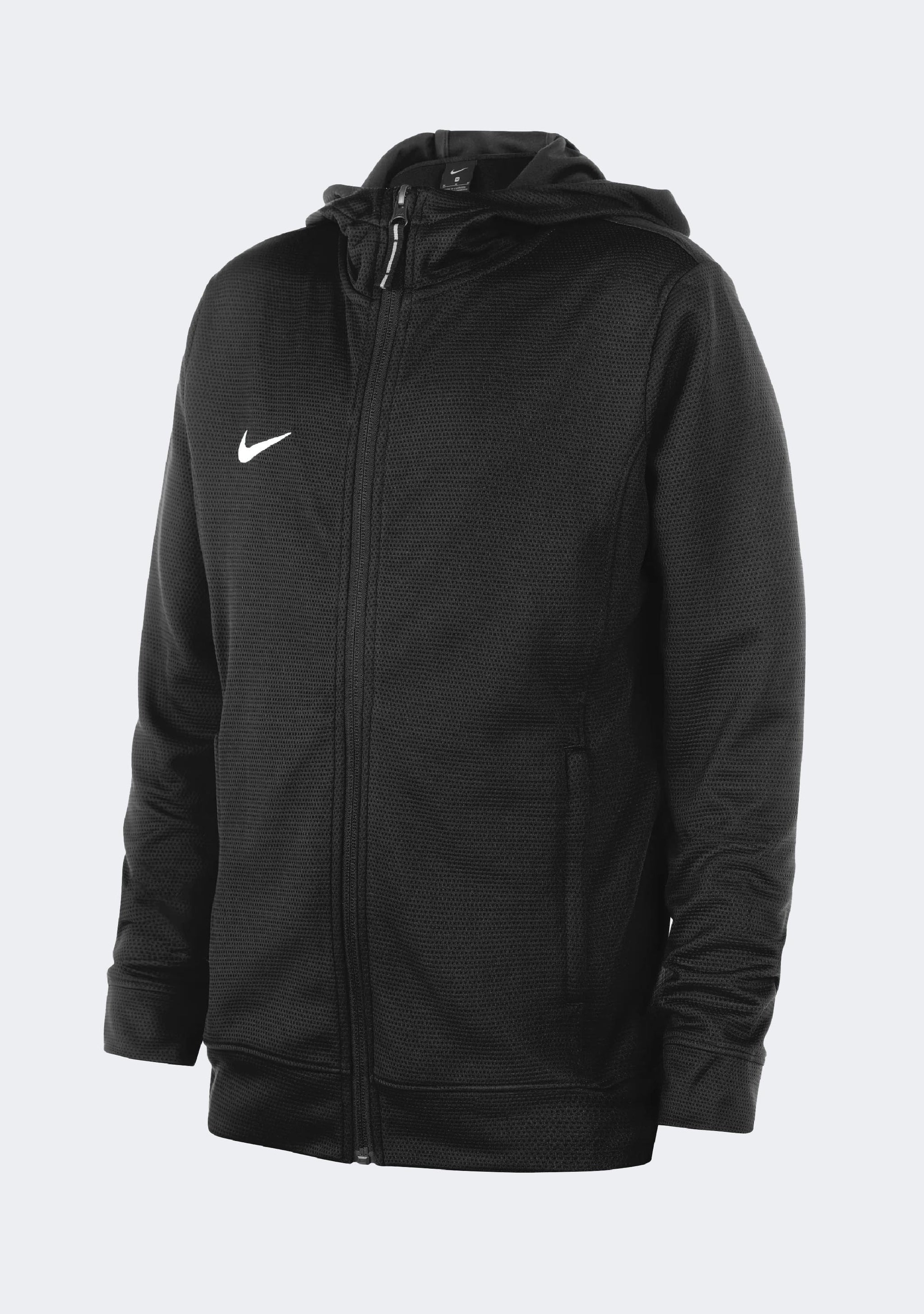 Nike Kids' Team Basketball Full Zip Hoodie Black