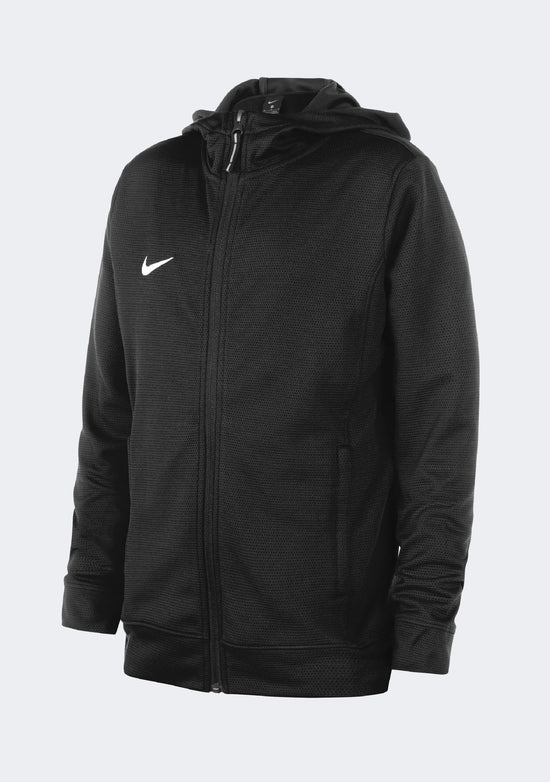 Nike Kids' Team Basketball Full Zip Hoodie Black