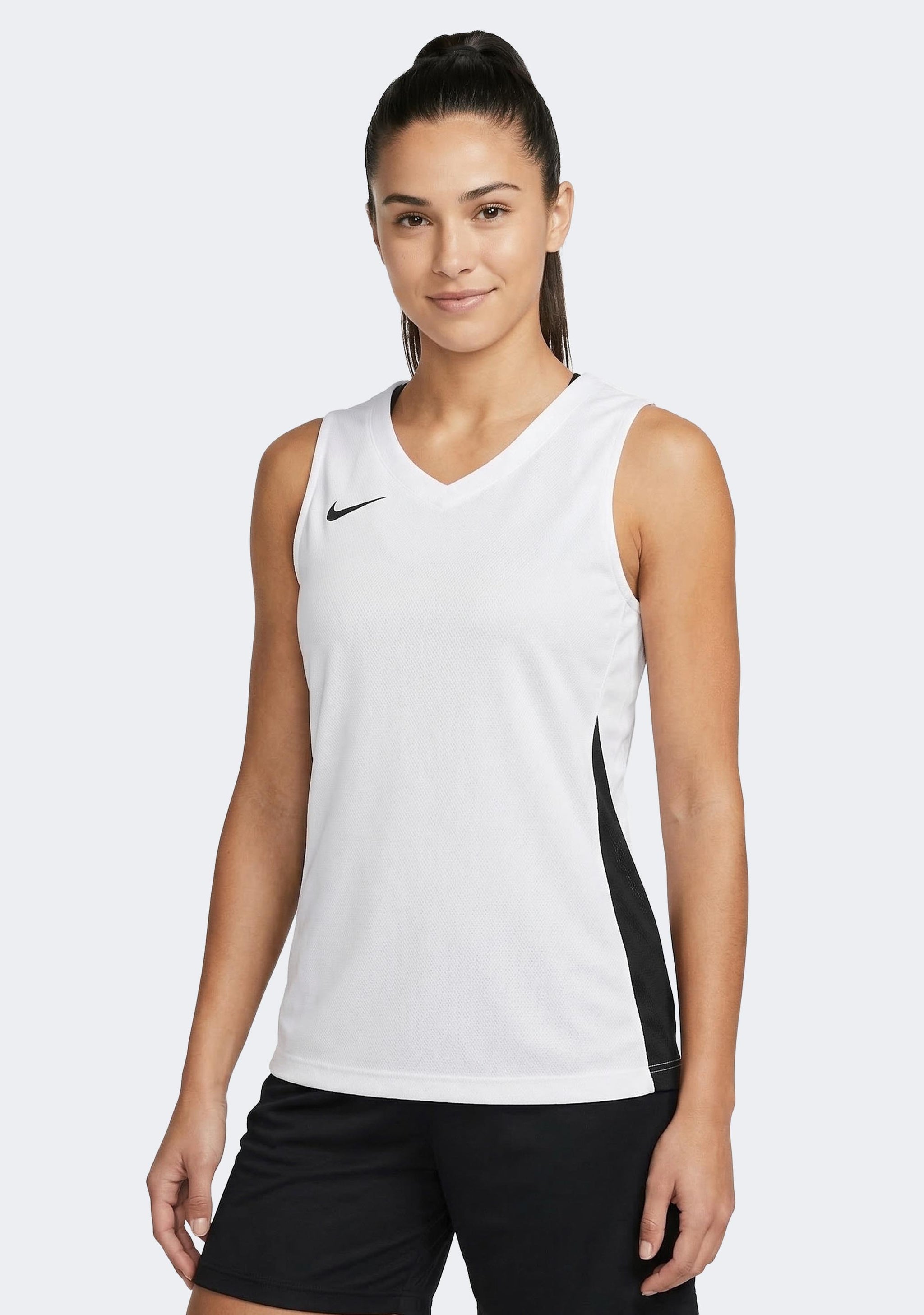 Nike Women's Team Basketball Training Jersey - White/Black
