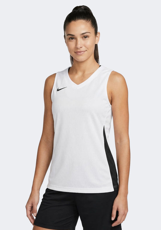 Nike Women's Team Basketball Training Jersey - White/Black