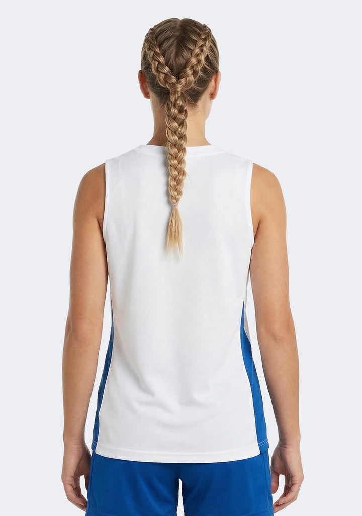 Nike Women's Team Basketball Training Jersey - White/Blue