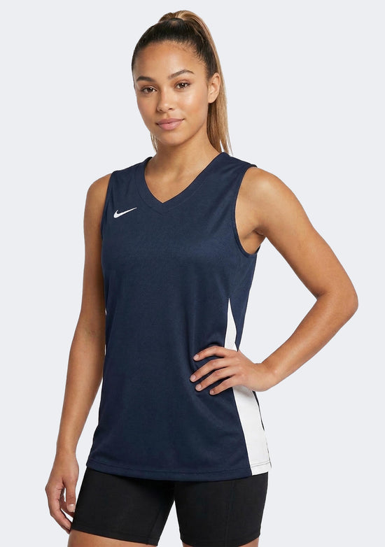 Nike Women's Team Basketball Training Jersey - Navy/White