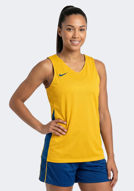 Nike Women's Team Basketball Training Jersey - Yellow/Royal