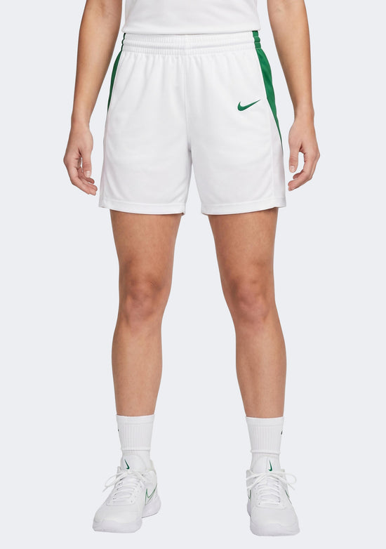 Nike Women's Team Basketball Shorts - White/Green