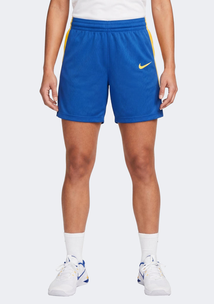 Nike Women's Team Basketball Shorts - Royal/Yellow