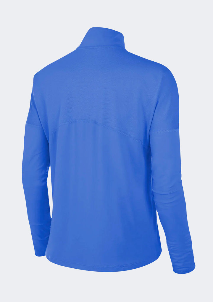 Nike Women's Team Dri-FIT Element Half Zip Top Royal Blue