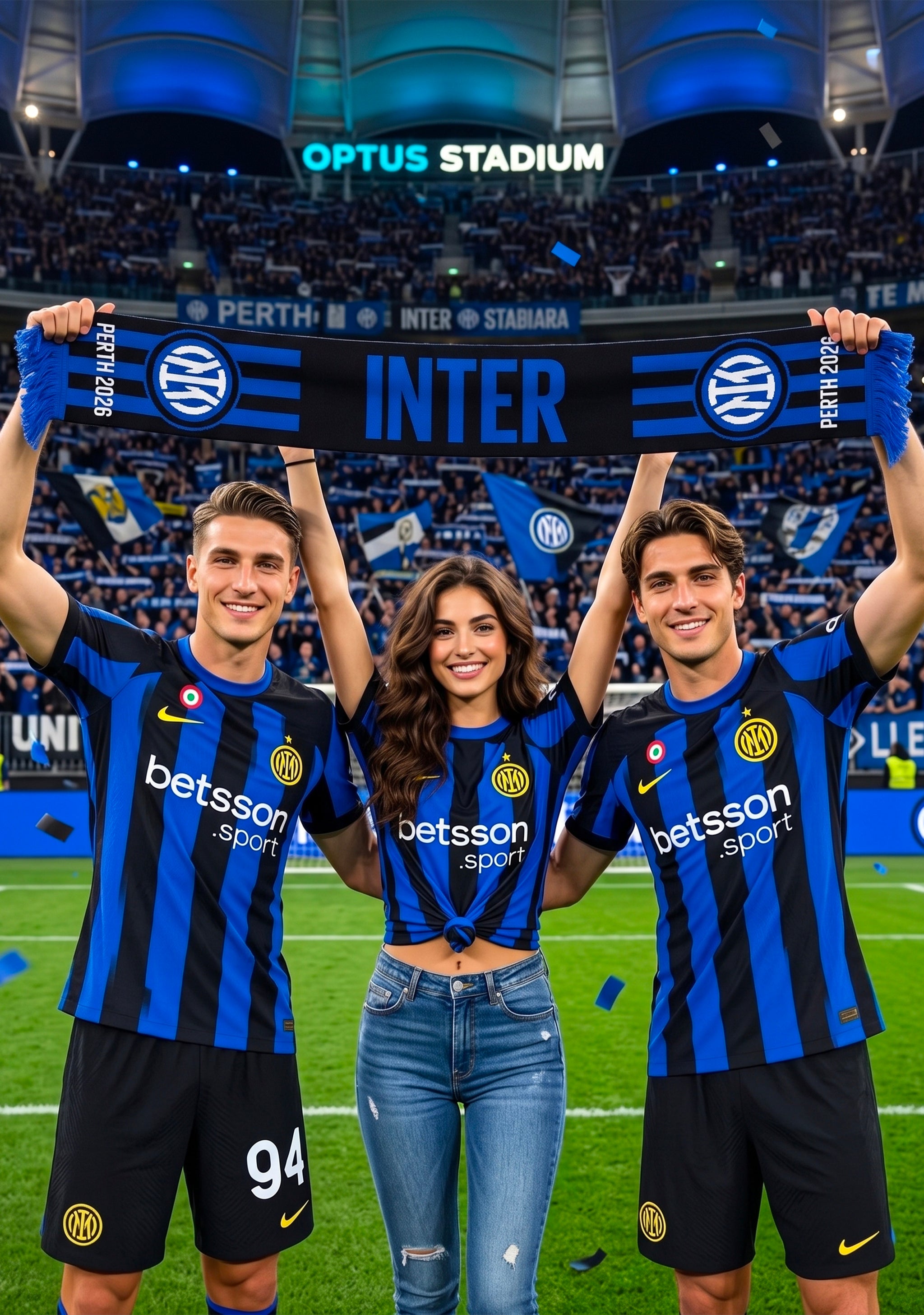 Inter Milan Supporter Scarf 2026 Perth Event