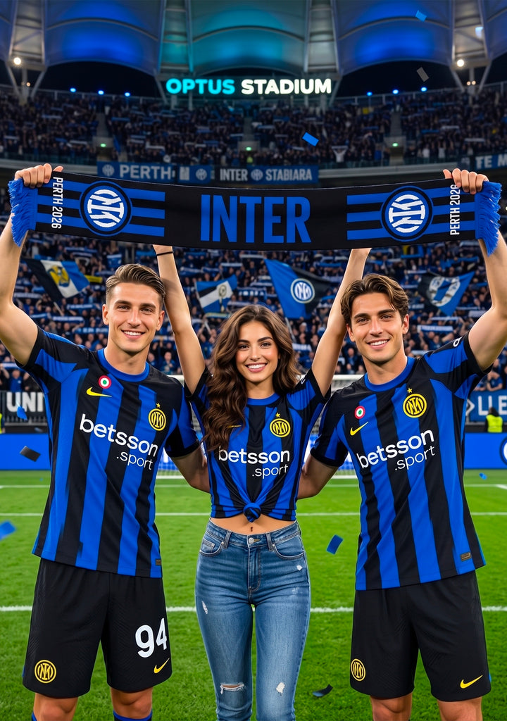 Inter Milan Supporter Scarf 2026 Perth Event