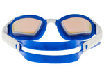 Aquasphere x Phelps Ninja Goggles Titanium Mirrored Blue Lens White/Blue <br> 189530