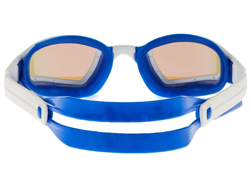 Aquasphere x Phelps Ninja Goggles Titanium Mirrored Blue Lens White/Bl