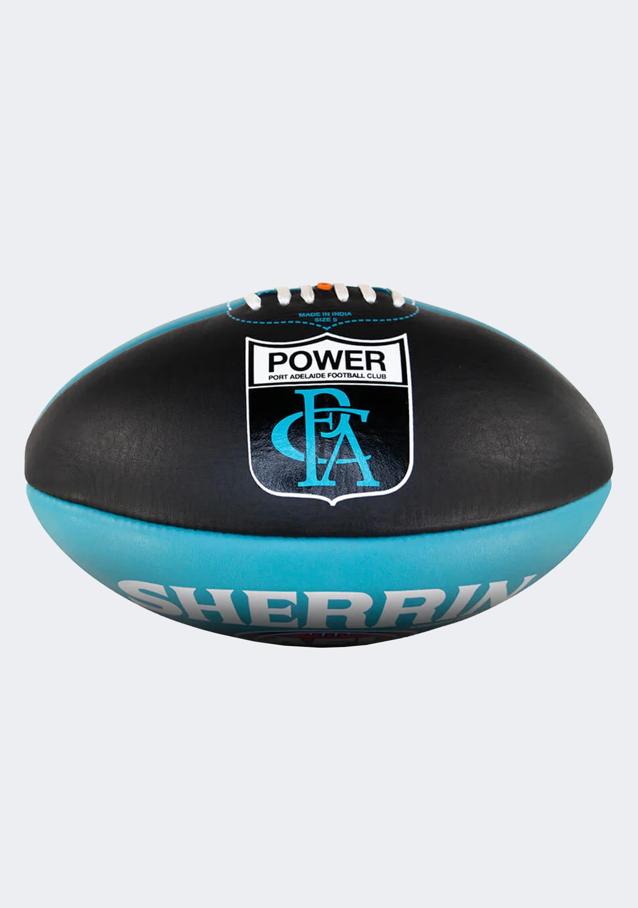 Sherrin Port Adelaide Power Team Leather Football