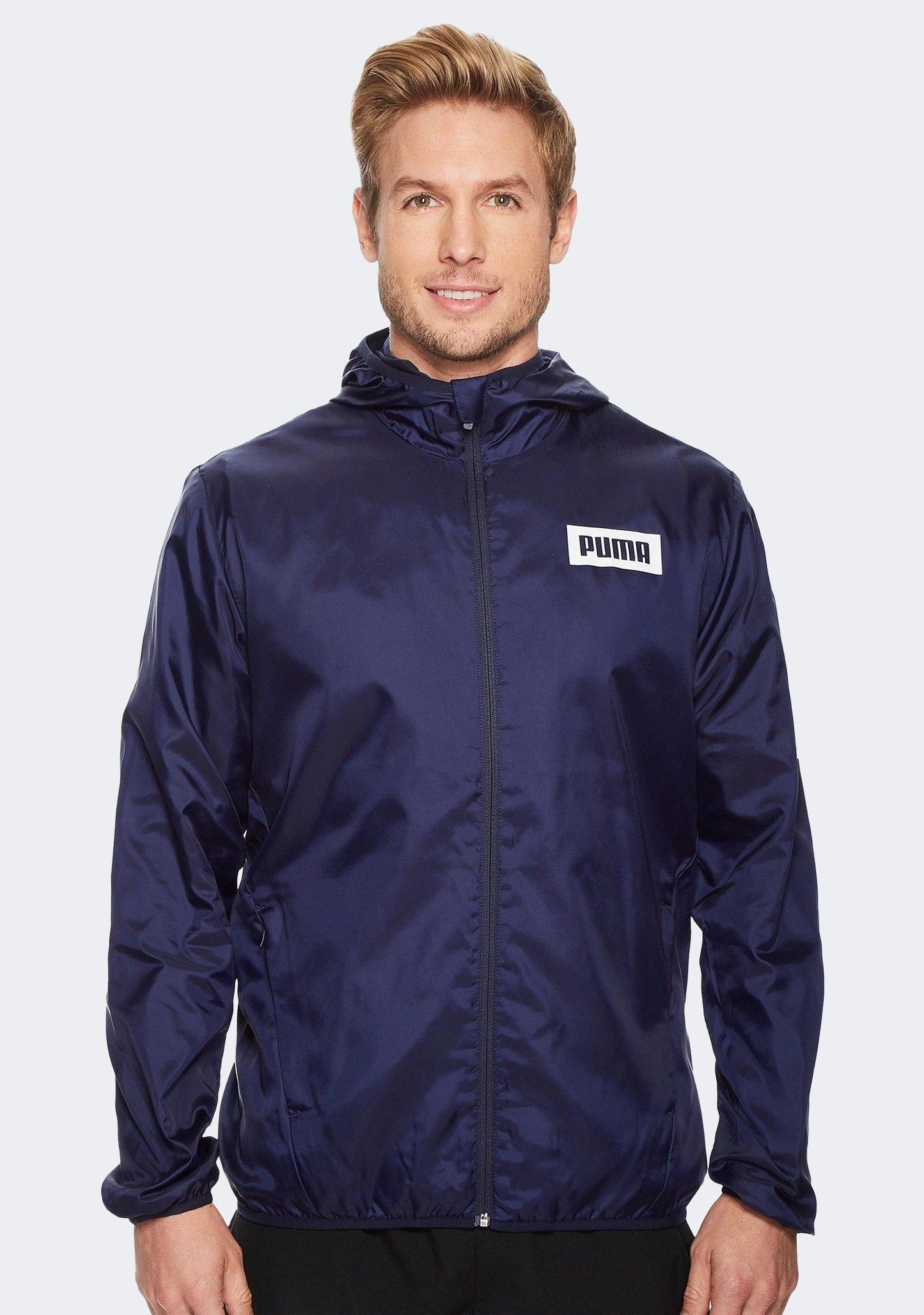 Puma Men's Rebel Windbreaker Navy