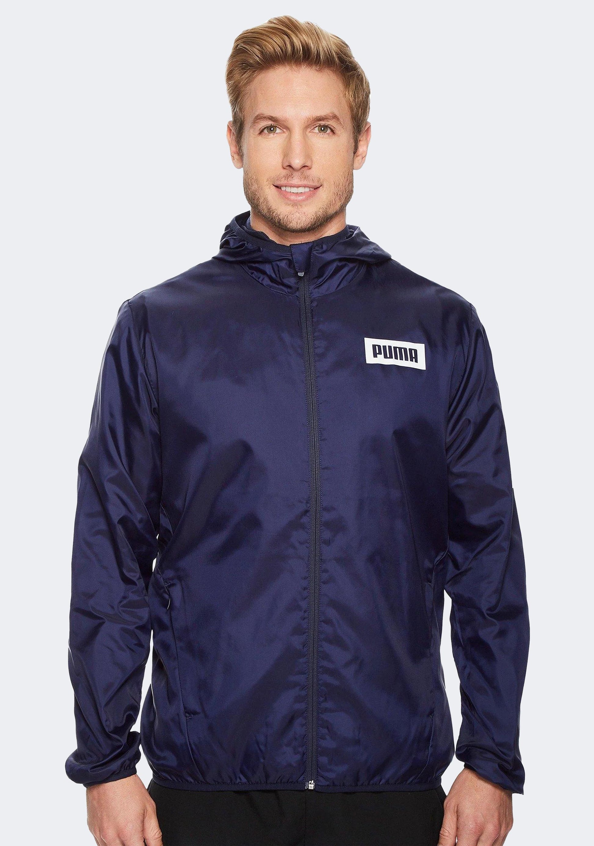 Puma Men's Rebel Windbreaker Navy