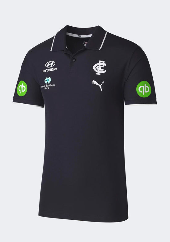 Puma Men's Carlton FC 2026 Team Polo Navy