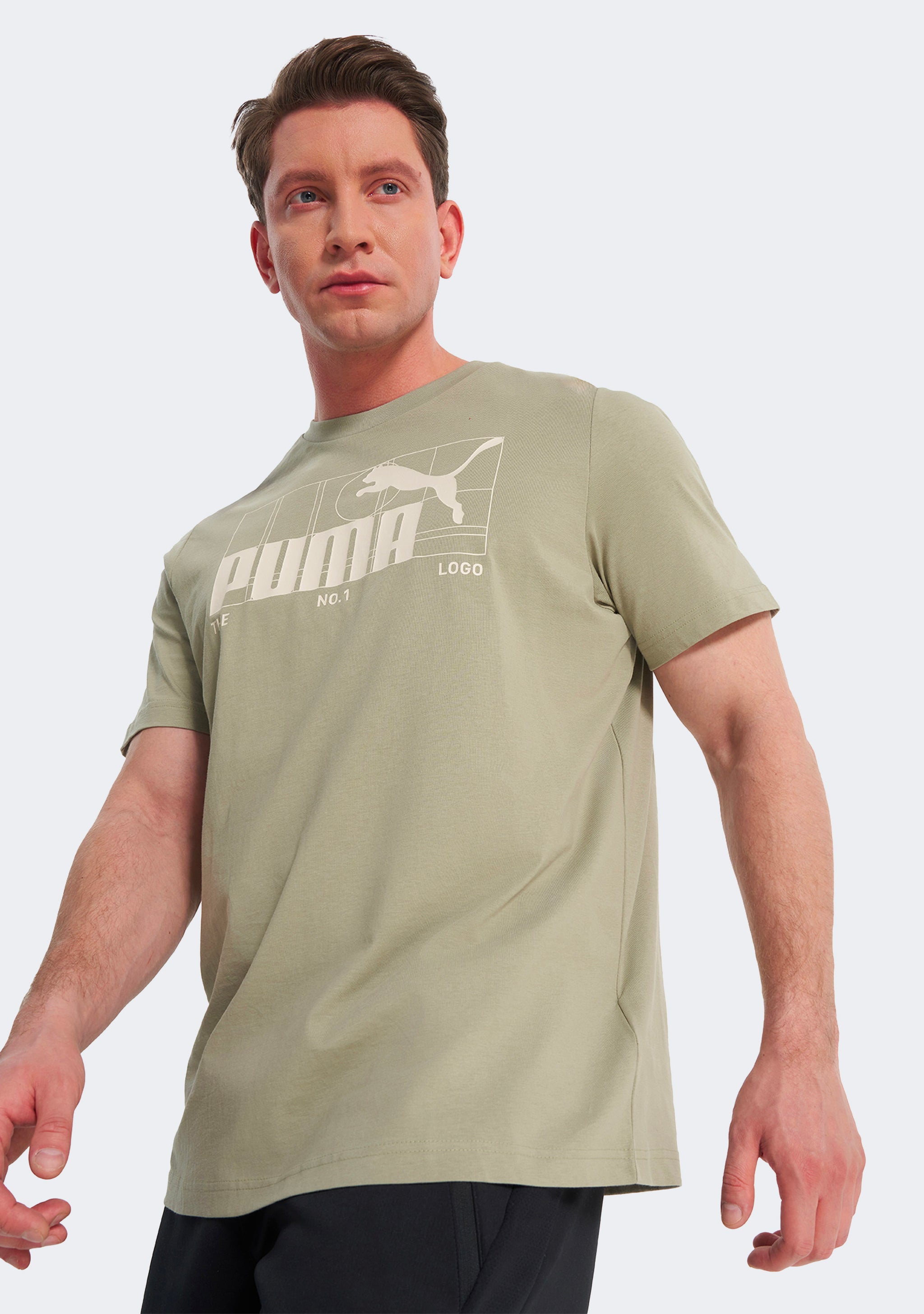 Puma Men's Graphic No. 1 Logo Tee