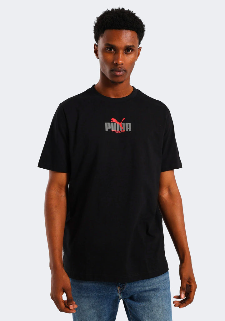 Puma Men's Graphic Wording Tee