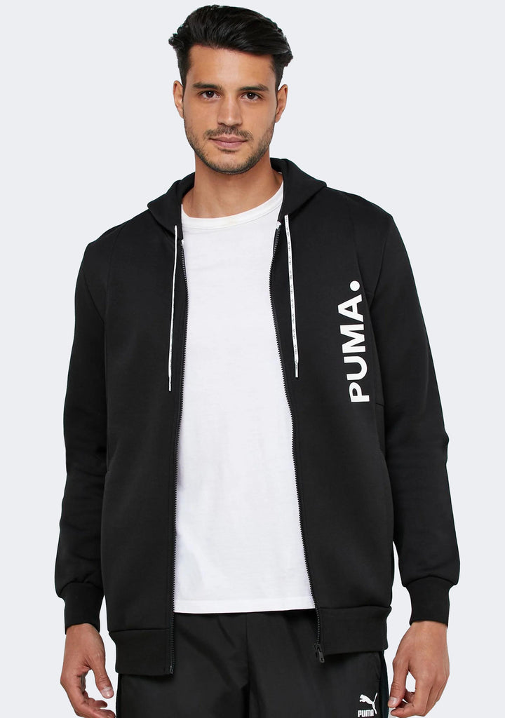 Puma Men's Epoch Full Zip Hoodie Black