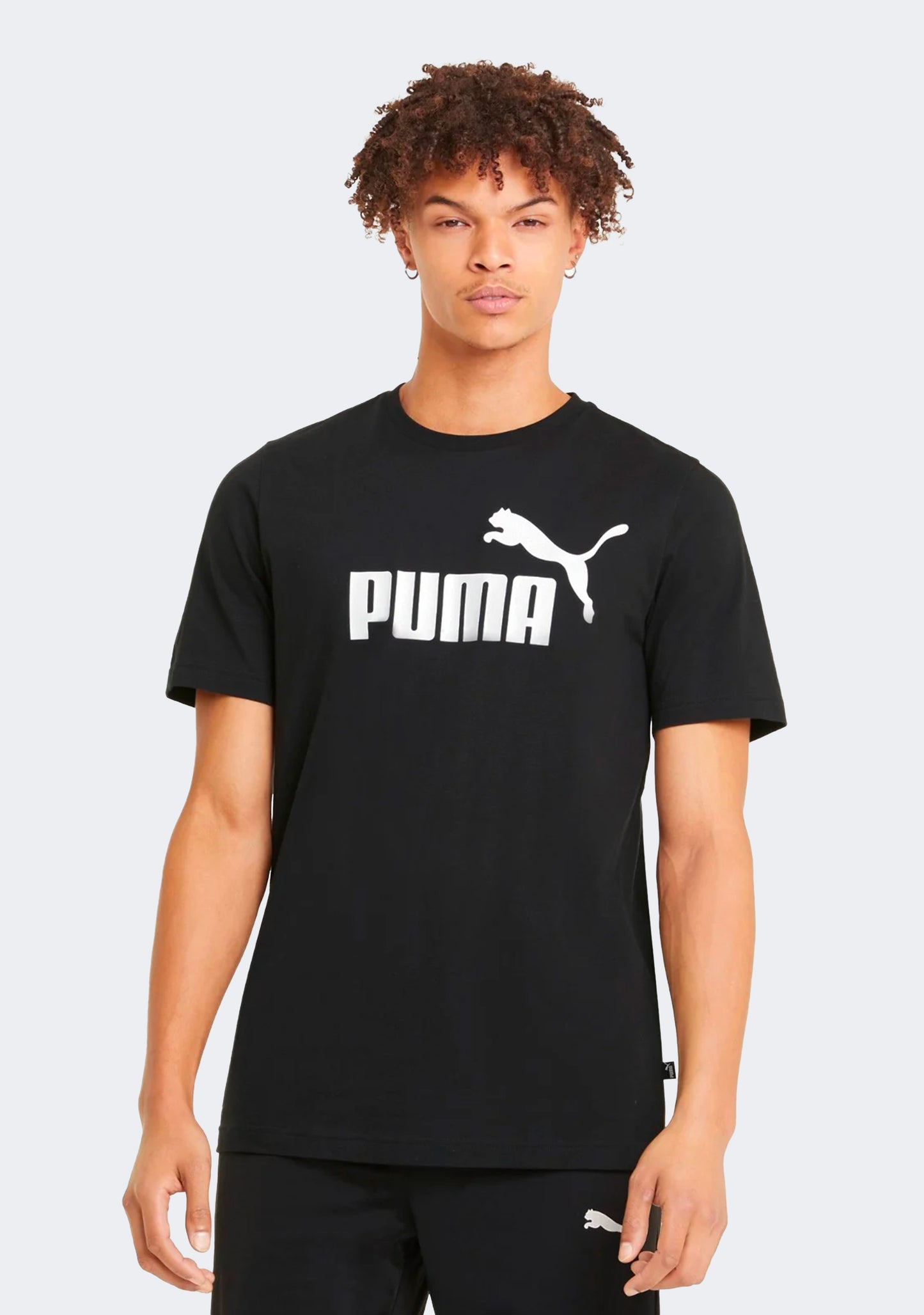 Puma Men’s Essential Logo Tee Black