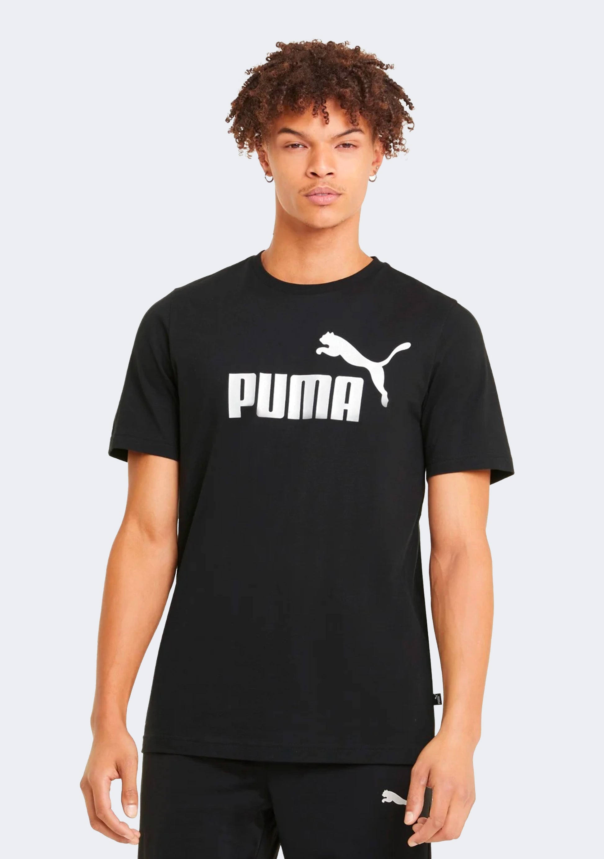 Puma Men’s Essential Logo Tee Black