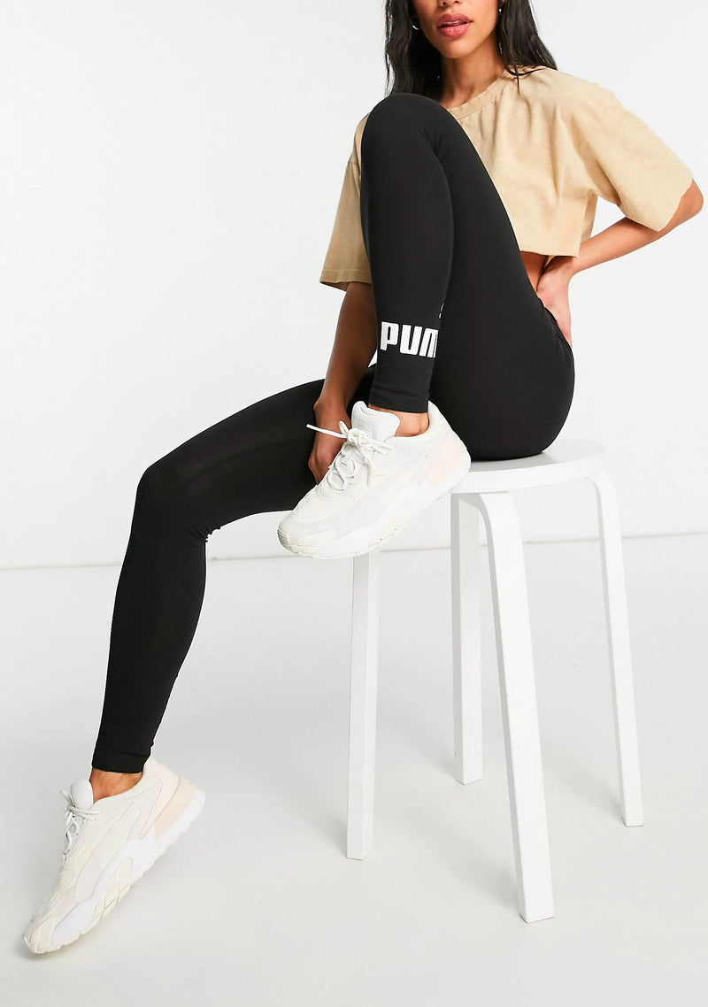 Puma Womens Essentials Logo Leggings <br> 586832 01