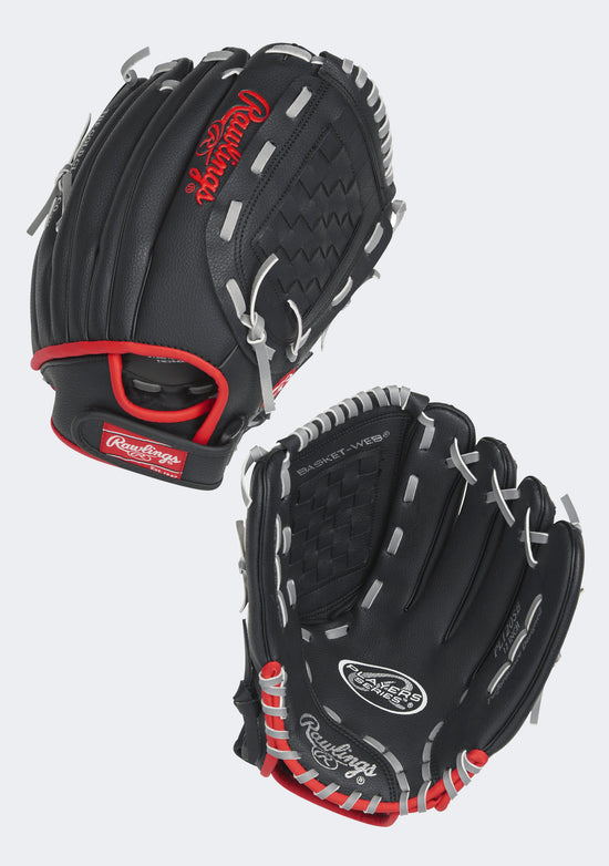 Rawlings Players Series 12" Right Hand Throw Baseball Glove Black/Red