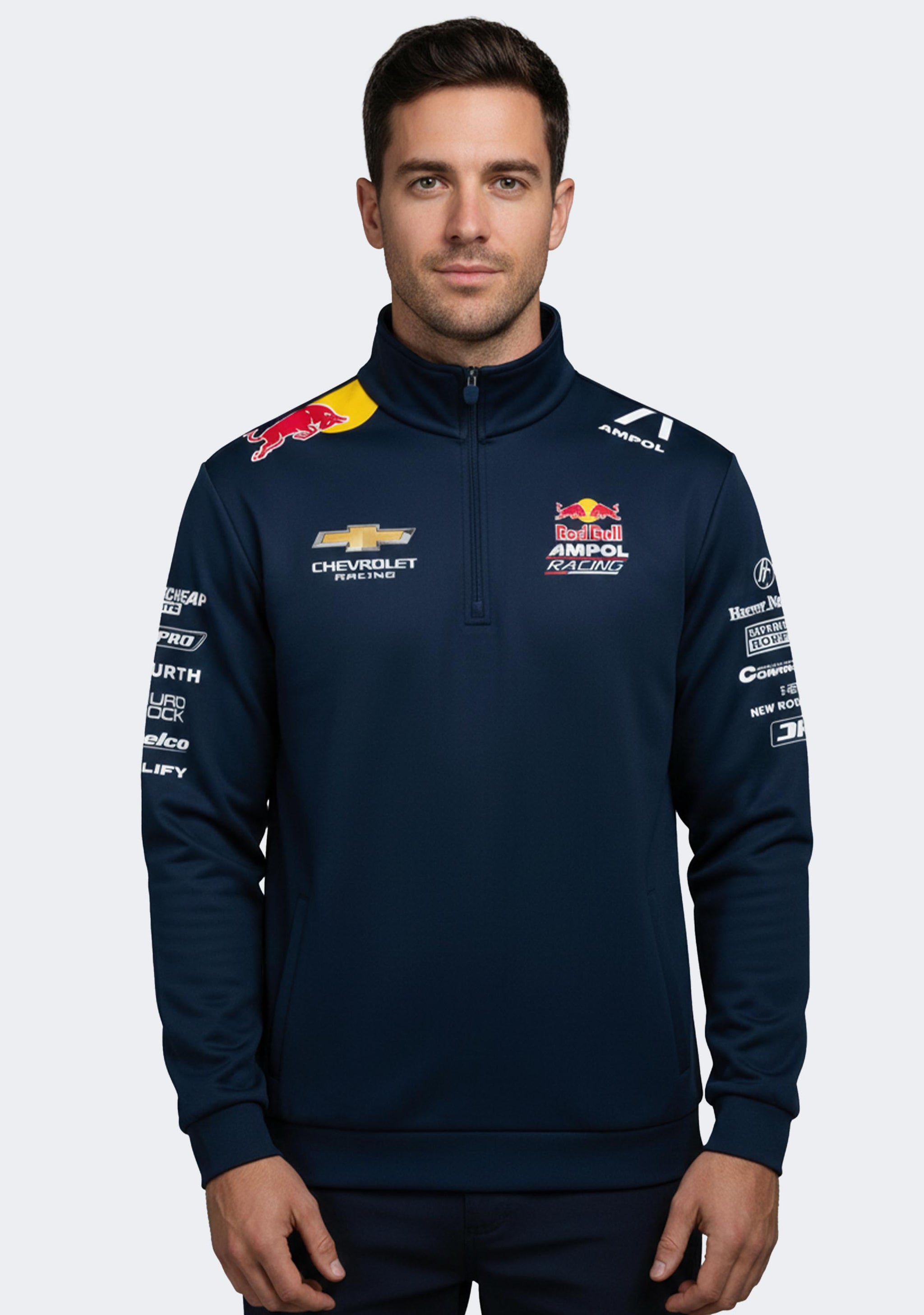 Red Bull Ampol Racing Men's Lightweight Quarter Zip Pullover