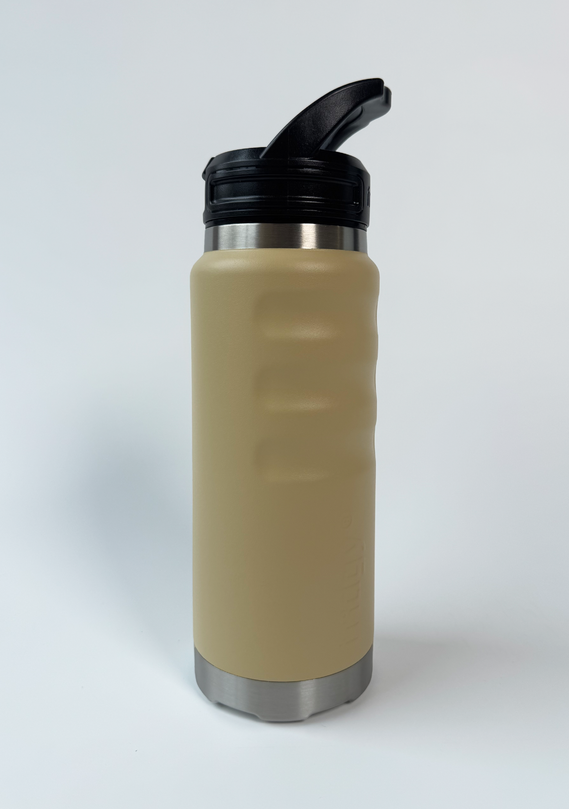Fridgy 780ml Grip Range Sippy Lid Water Bottle Sandy Taupe