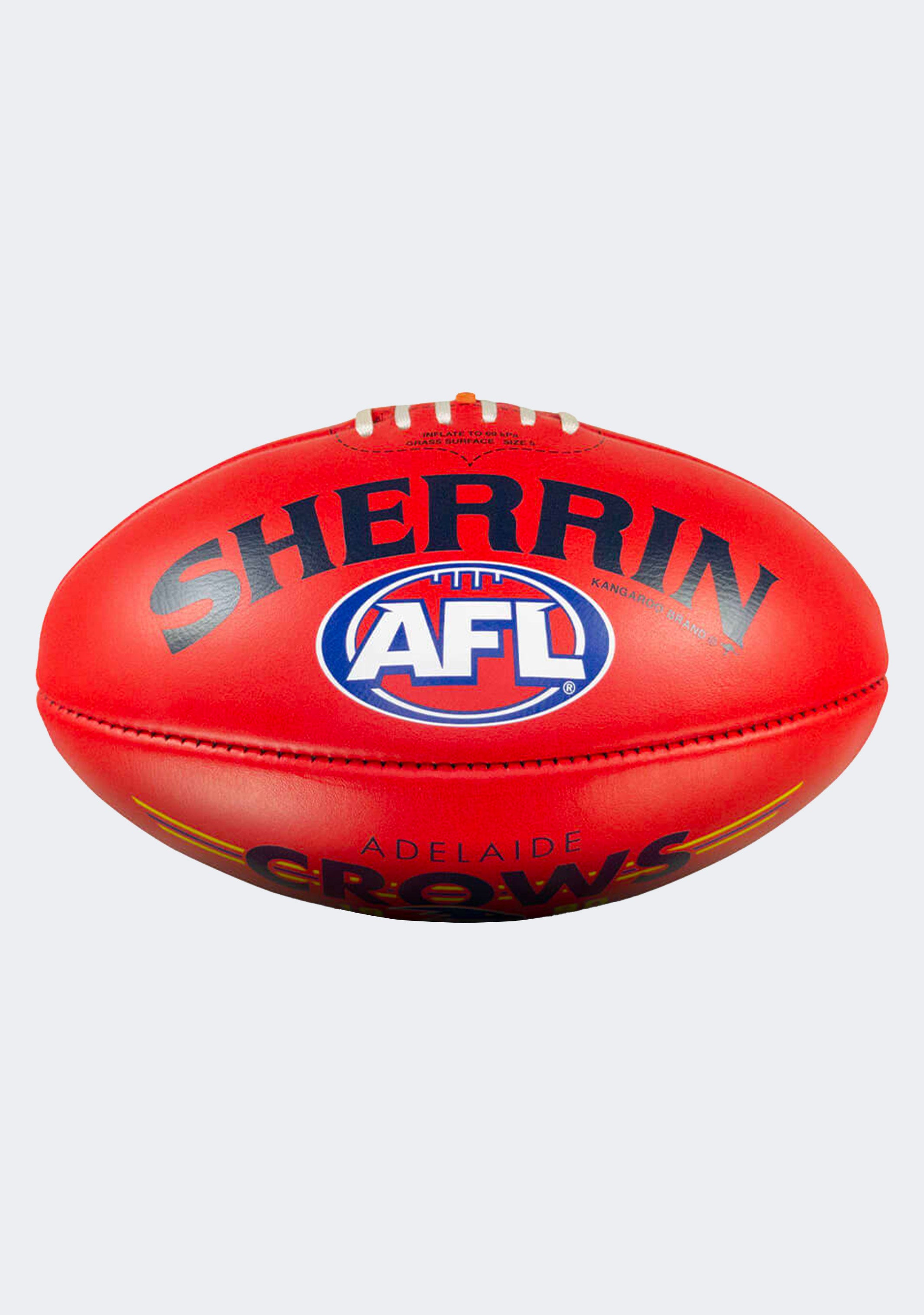 Sherrin Adelaide Crows AFL Team Leather Ball