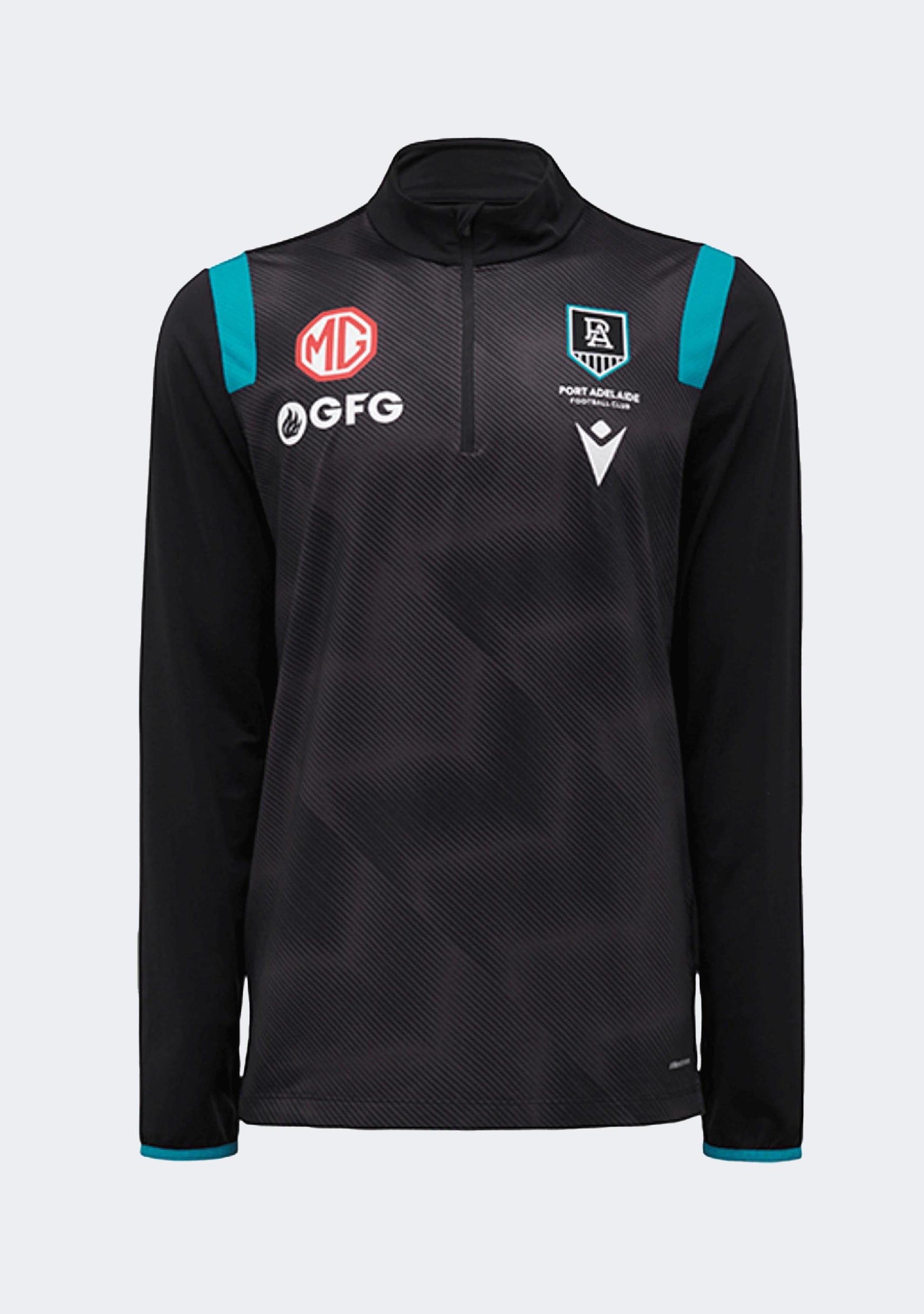 Macron Men's Port Adelaide 2022 1/4 Zip Training Top