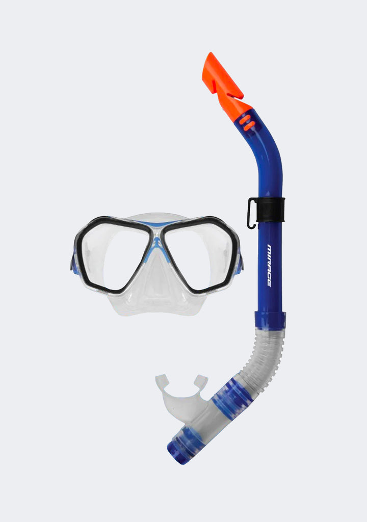Mirage Adults Fiji Silicone Mask Snorkel & Fin Set