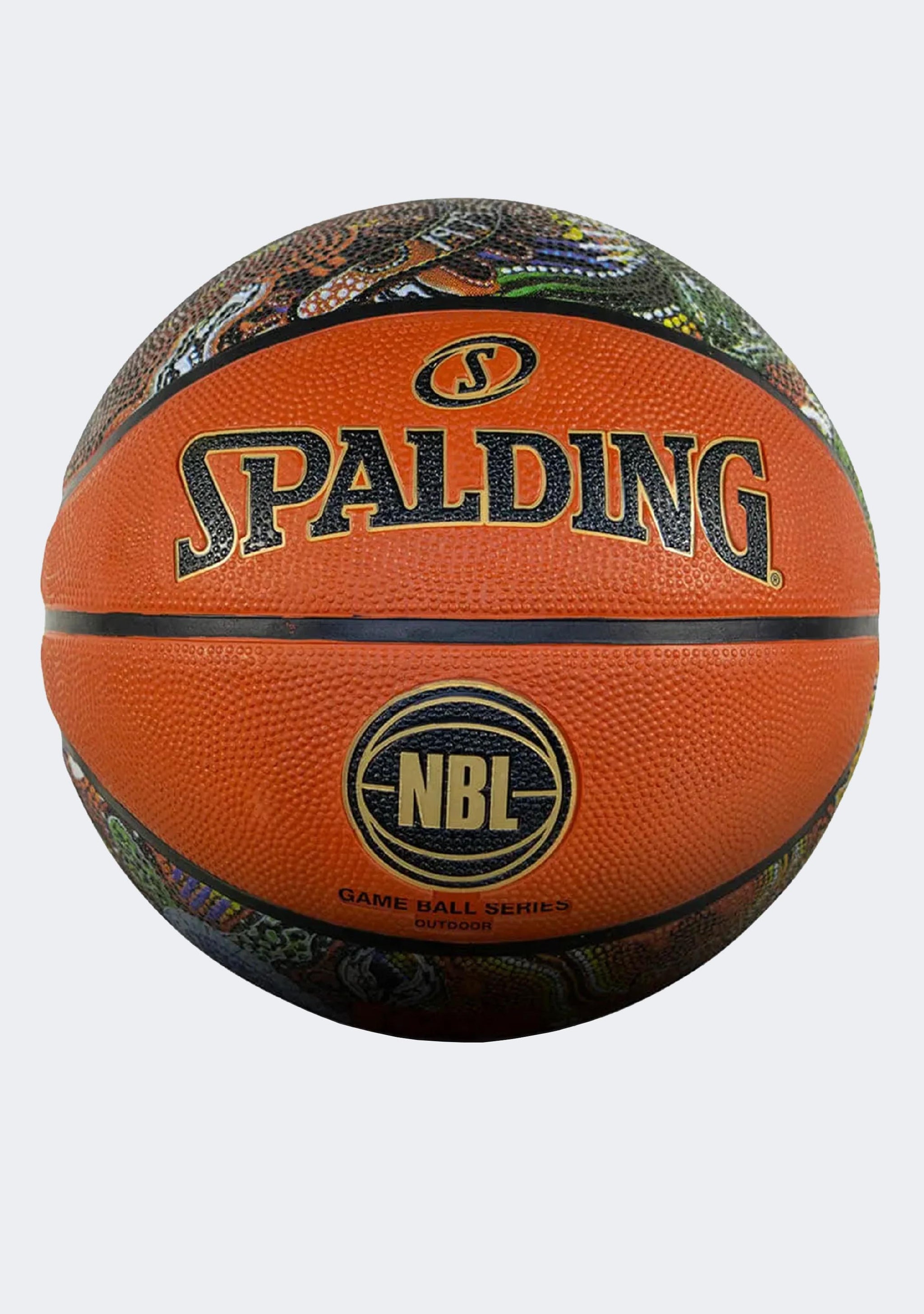 Spalding NBL Series Outdoor Replica Indigenous Game Ball (Brown)