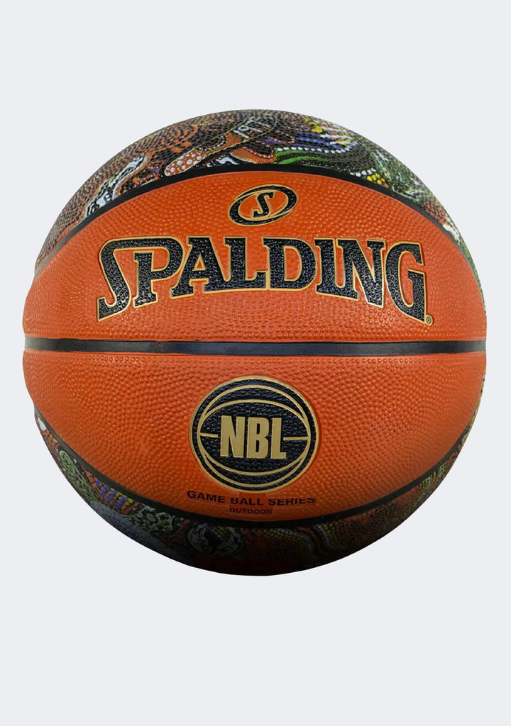 Spalding NBL Series Outdoor Replica Indigenous Game Ball (Brown)