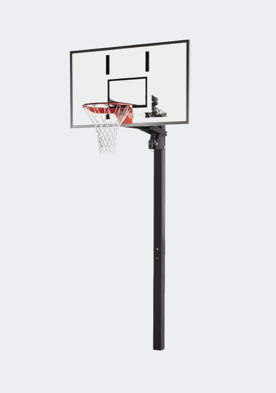 Spalding 50 Inch Acrylic U-Turn In-Ground Basketball System