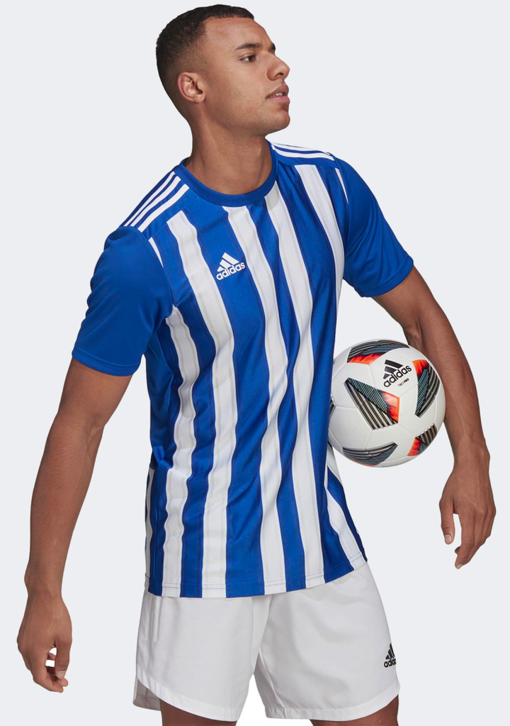Adidas Mens Striped 21 Jersey Blue/White