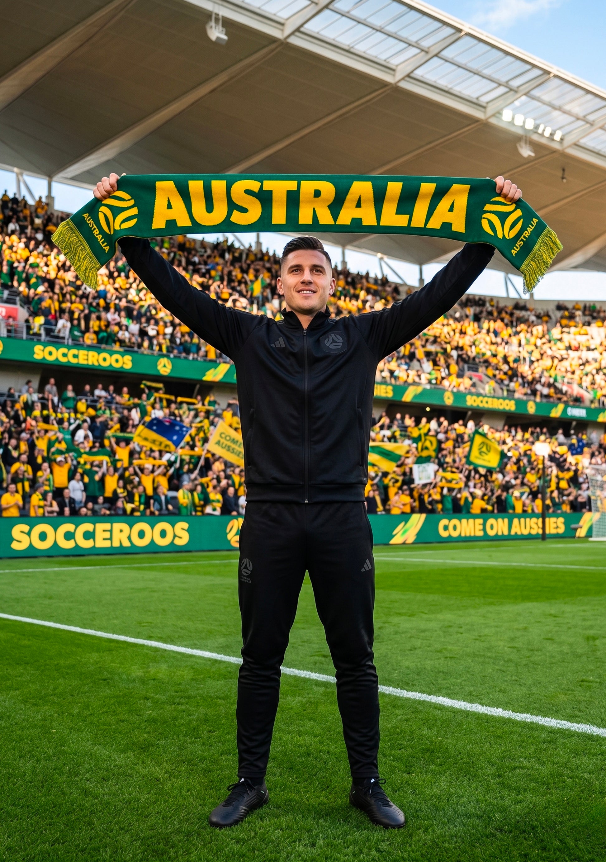 Burley Sekem Football Australia Defender Scarf