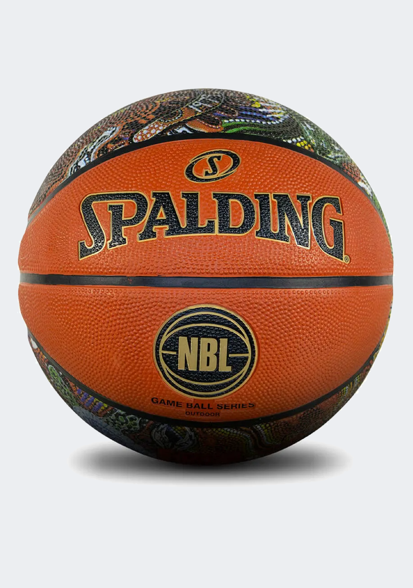 Spalding NBL Series Outdoor Replica Indigenous Game Ball (Brown)