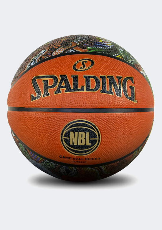 Spalding NBL Series Outdoor Replica Indigenous Game Ball (Brown)
