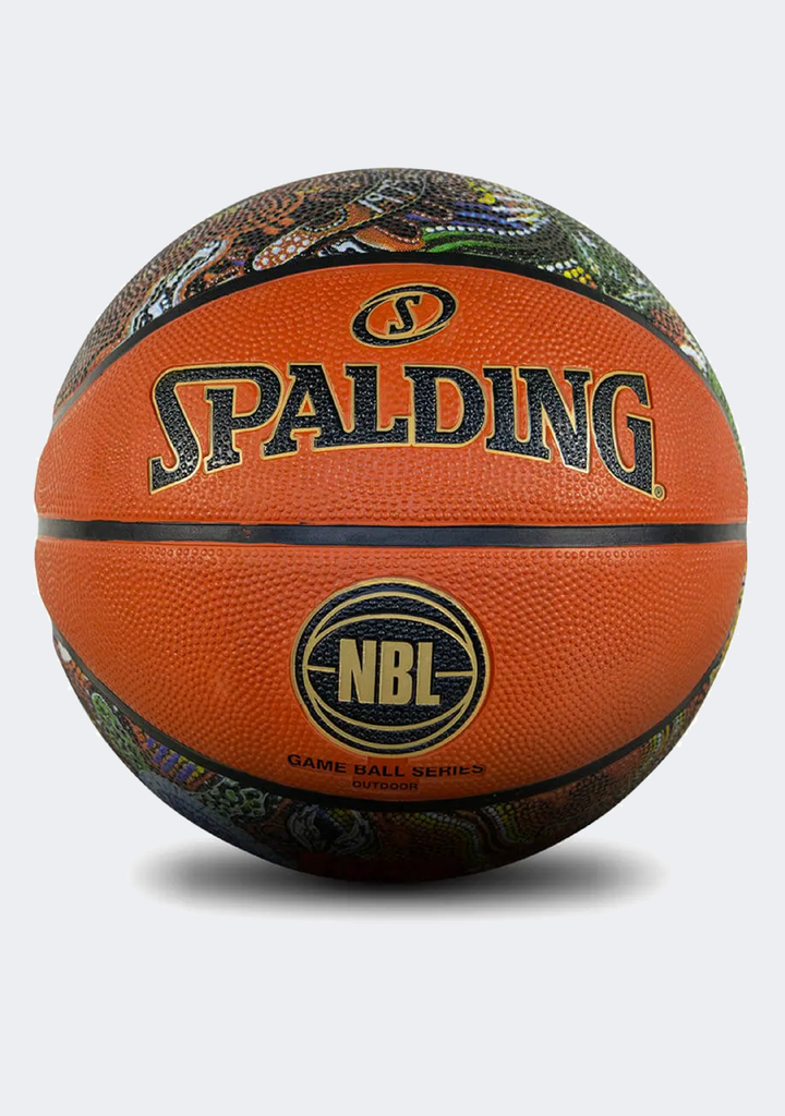 Spalding NBL Series Outdoor Replica Indigenous Game Ball (Brown)