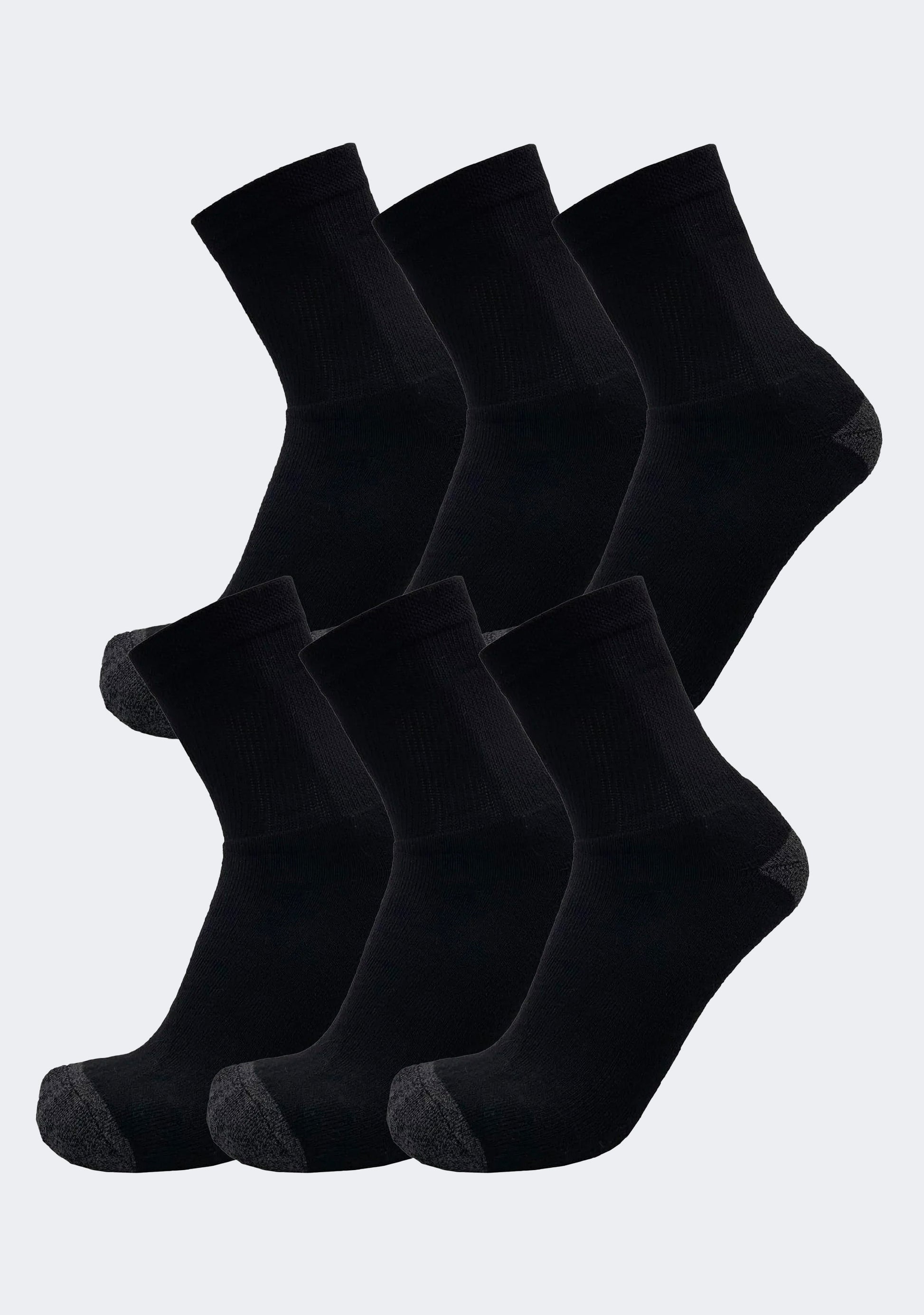 Sof Sole 6 Pack Perform Crew Bamboo Socks