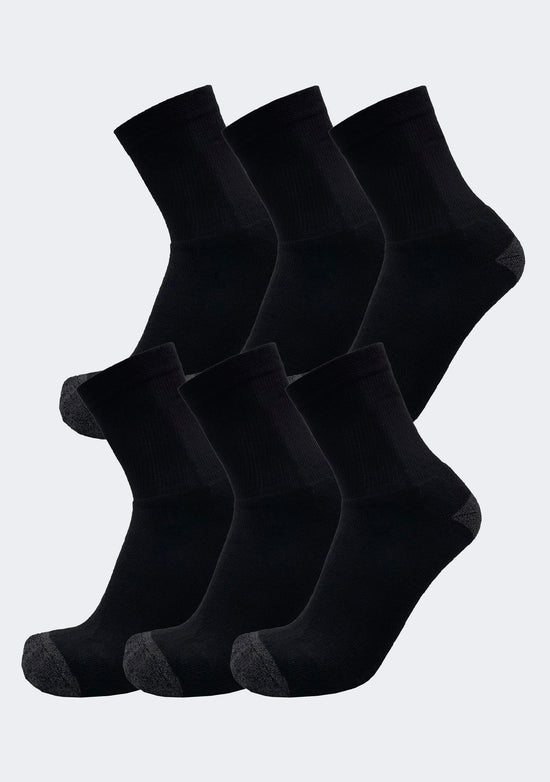 Sof Sole 6 Pack Perform Crew Bamboo Socks