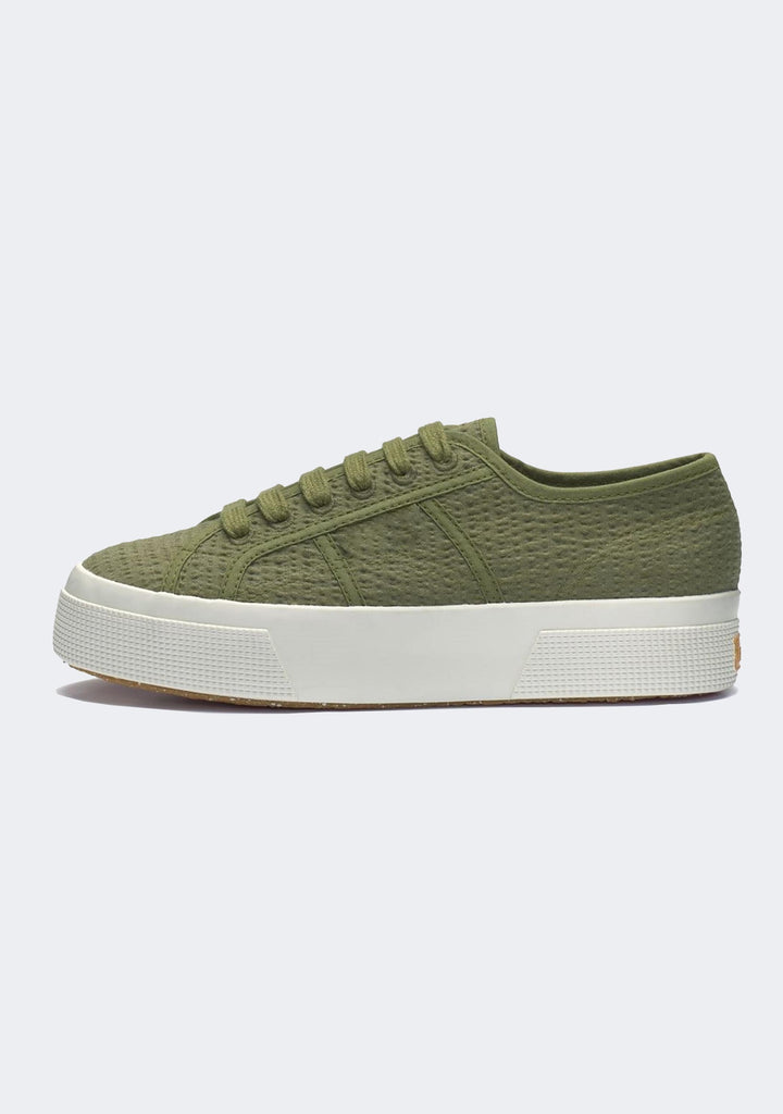 Superga 2740 Platform Organic Seersucker Sneakers