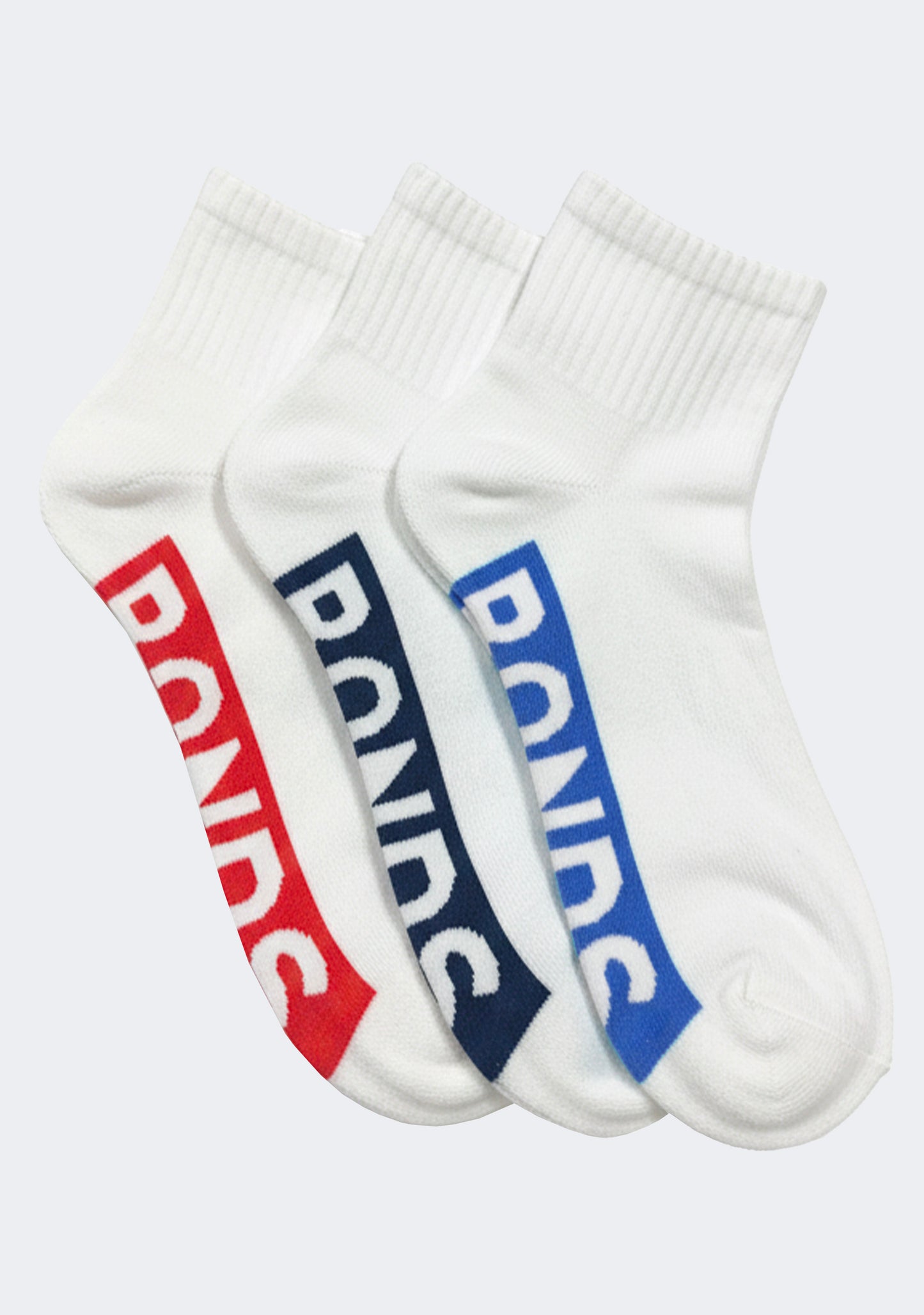 Bonds Men's Cushioned 1/4 Crew White Socks 3 Pack