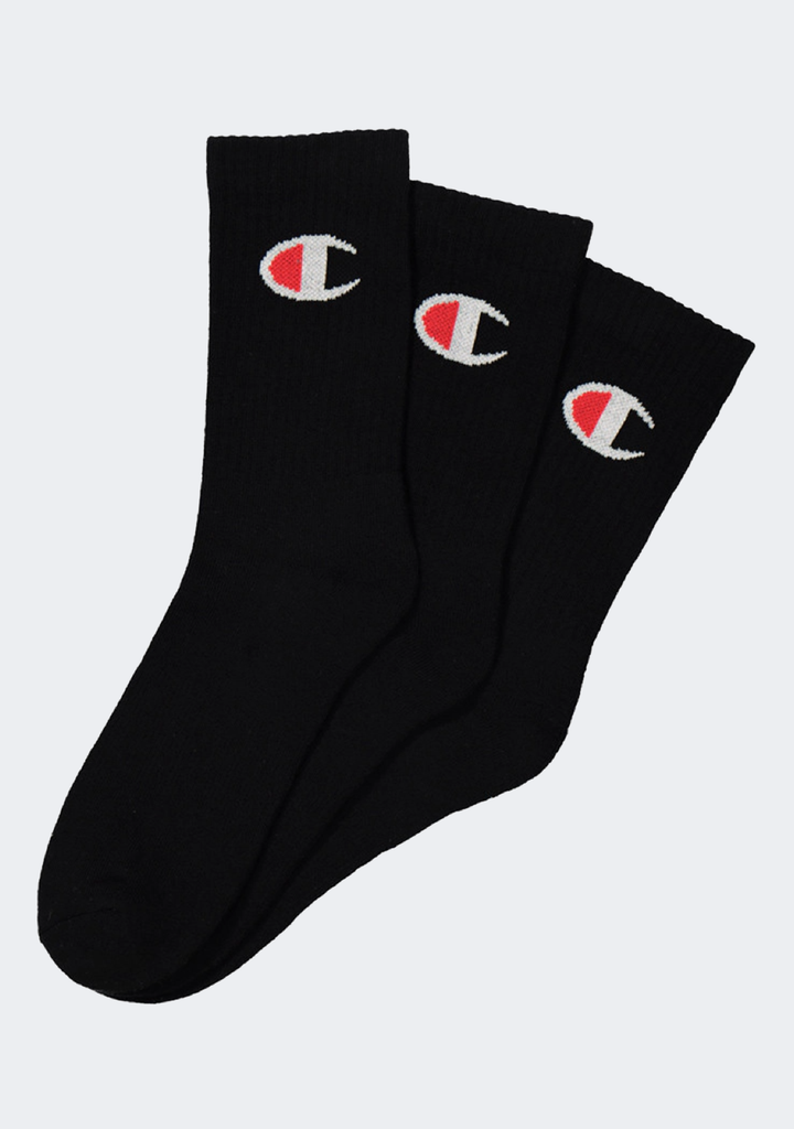 Champion Men’s C Logo Crew Socks 3 Pack