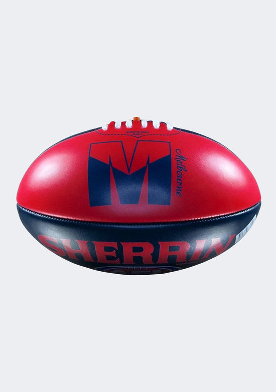 Sherrin Melbourne Demons PVC AFL Team Logo Football