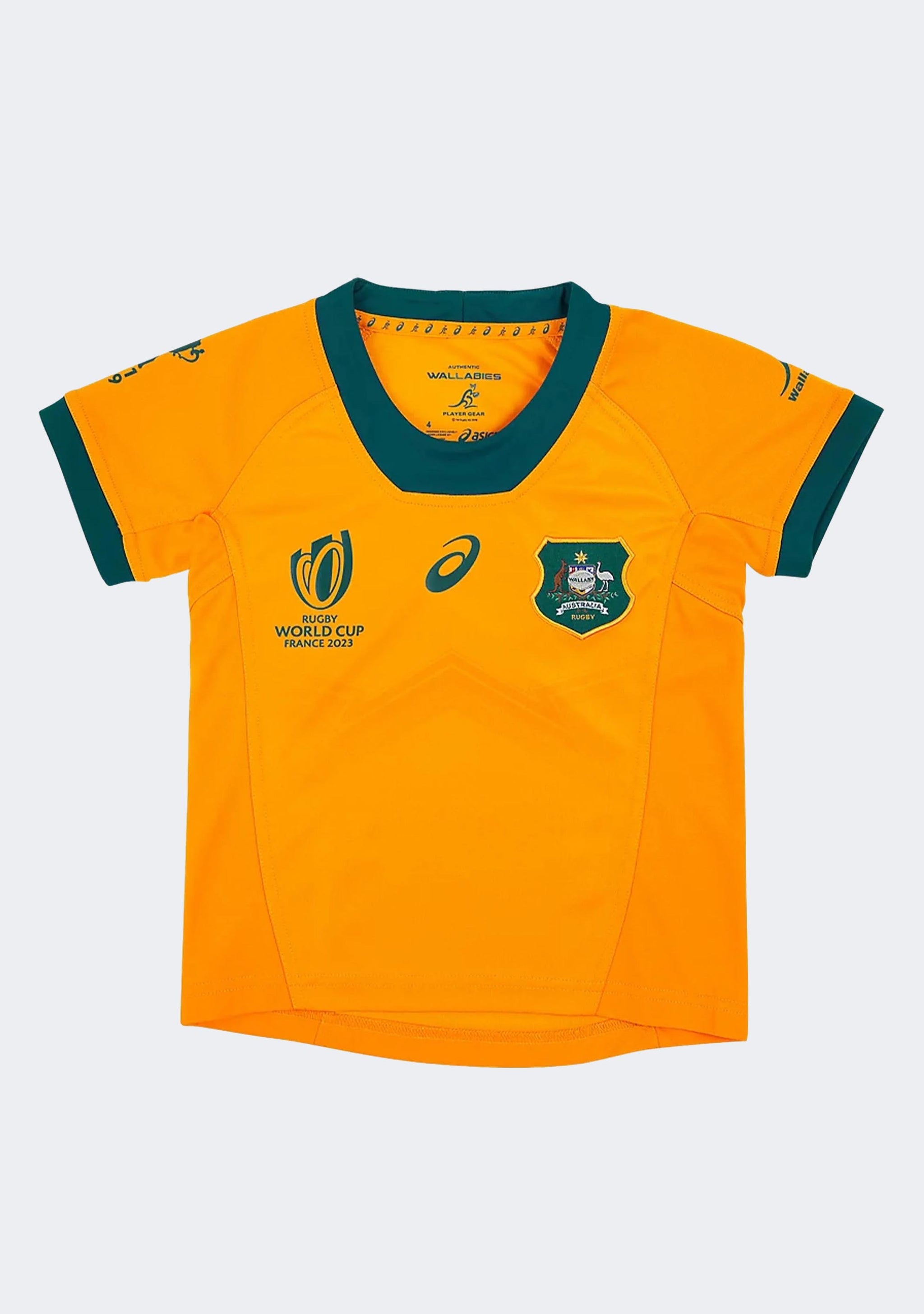 Asics Wallabies Infants RWC23 Replica Home Jersey