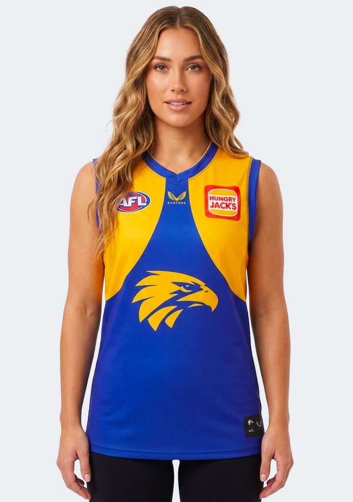 Castore Women's West Coast Eagles Replica Home Guernsey