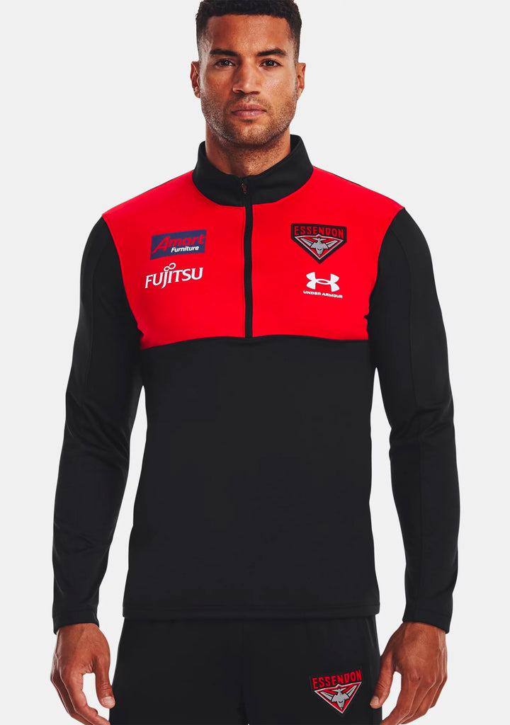 Under Armour Men’s Essendon FC Midlayer Quarter Zip Jacket